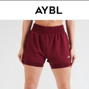 Wine Define Shorts (Med but fits tighter like a small)